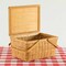 Vintiquewise Woodchip Picnic Storage Basket with Cover and Movable Handles, Large QI004013.L - alternate 4